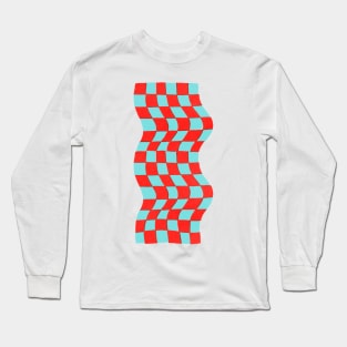 Checkered Picnic Blanket Vibes Long Sleeve T-Shirt